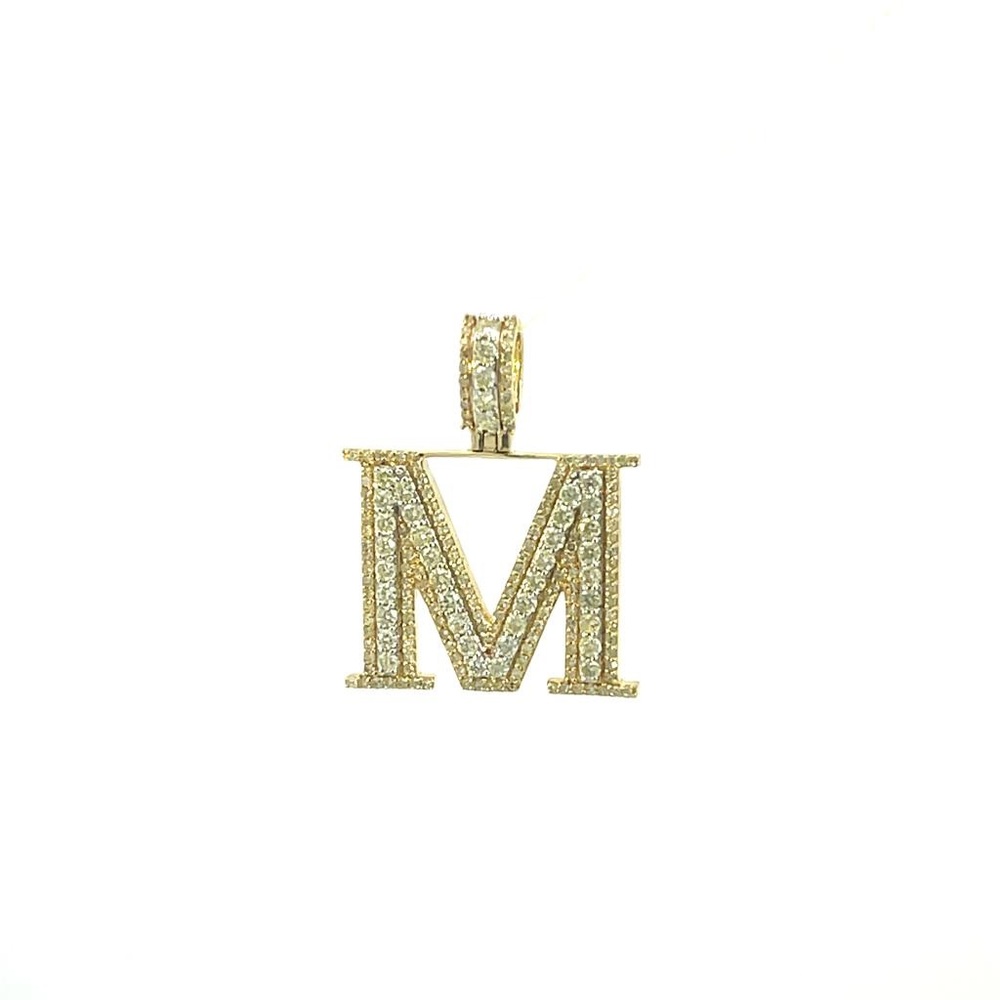 Pure 10 karat Gold with natural Diamond pendant